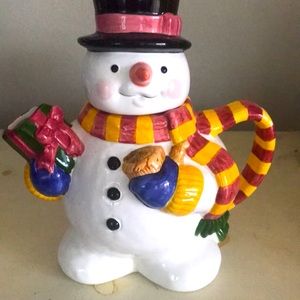 Cooks Club Snowman Teapot